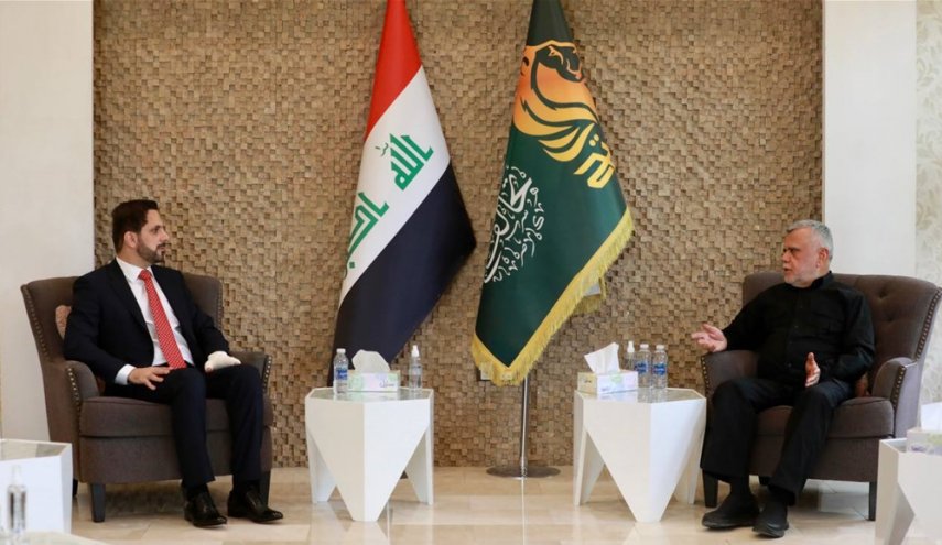 لقاء العامري برئيس الجيل الجديد لبحث مستجدات الوضع بالعراق