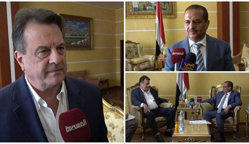 وزير النقل اليمني يبحث مع مسؤول اممي قضية مطار صنعاء واحتجاز سفن الوقود
