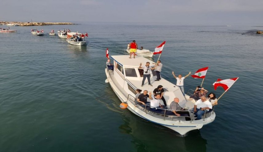 مسيرة بحرية من طرابلس لللناقورة لحماية الثروات النفطية في لبنان