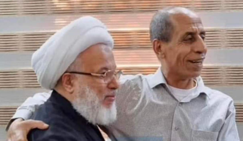 ممثل آية الله السيستاني يستقبل والد الشهيد محمد الدرة في مكتبه