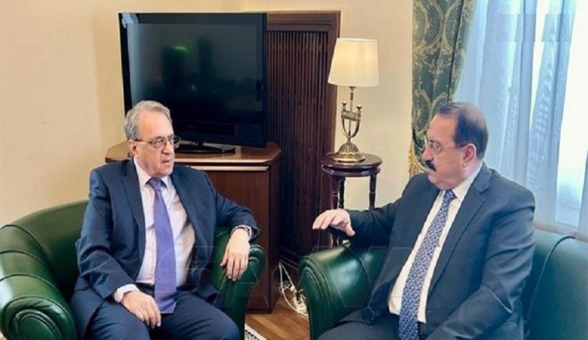 بوغدانوف وحداد يبحثان سبل تطوير التعاون بين روسيا وسوريا