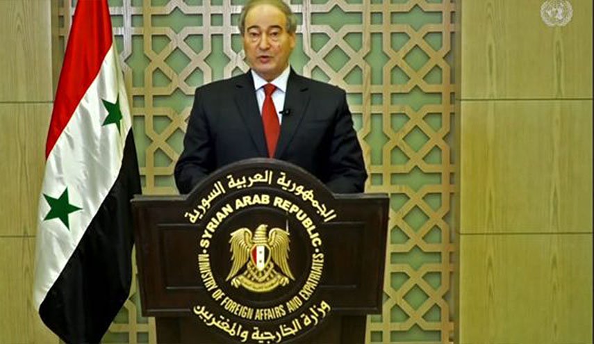المقداد: سورية حاربت الإرهاب نيابة عن العالم وشعبنا يستحق دعما دوليا