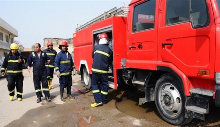 إخماد حريق اندلع بمجمع تجاري وسط بغداد