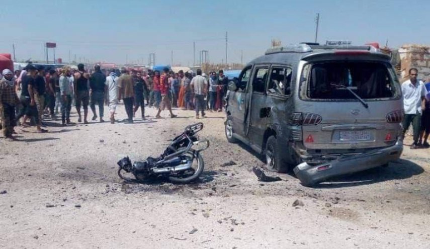 انفجار دراجة نارية مفخخة في الحسكة وانباء عن ضحايا اطفال+صور