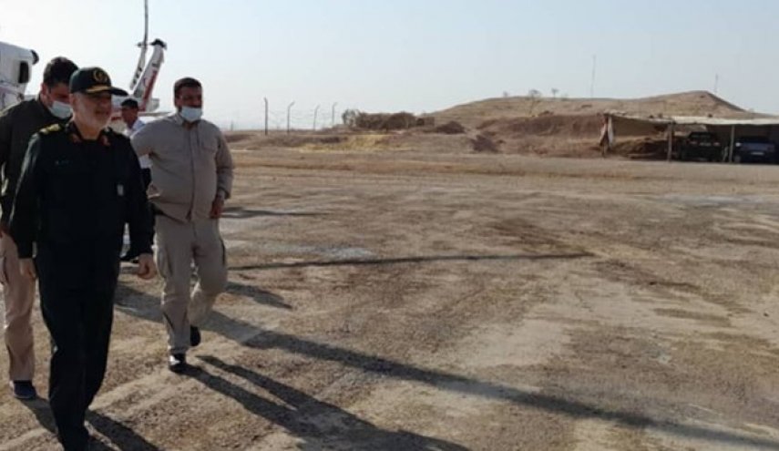 القائد العام للحرس الثوري يصل منفذ 