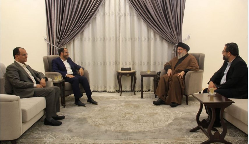 الأمين العام لحزب الله يستقبل الناطق الرسمي لـ”أنصار الله” 