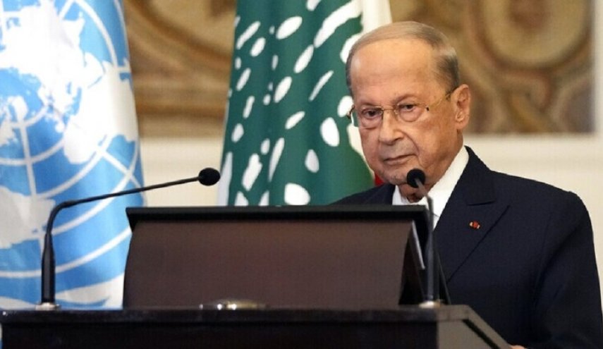 عون: مفاوضات ترسيم الحدود الجنوبية ستضمن حقوق لبنان
