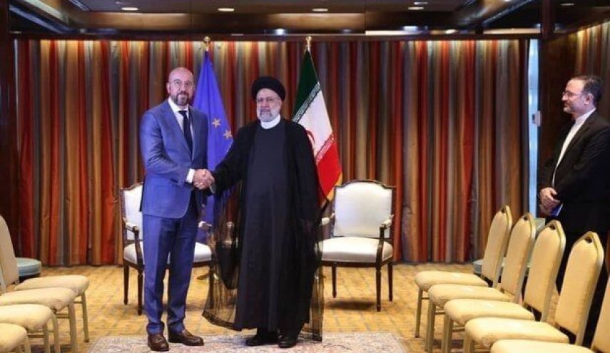 رئيسي يلتقي رئيس المجلس الأوروبي في نيويورك