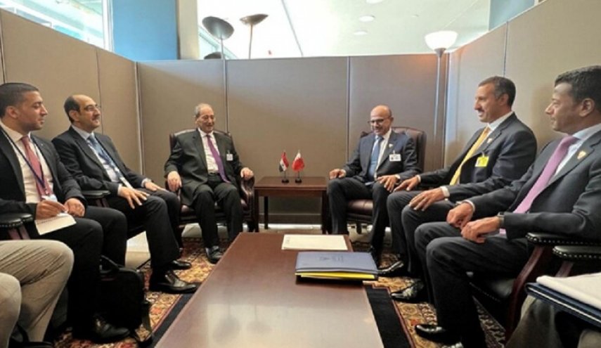 وزير الخارجية السوري يبحث مع نظيره البحريني 'مد الجسور مع الأشقاء'

