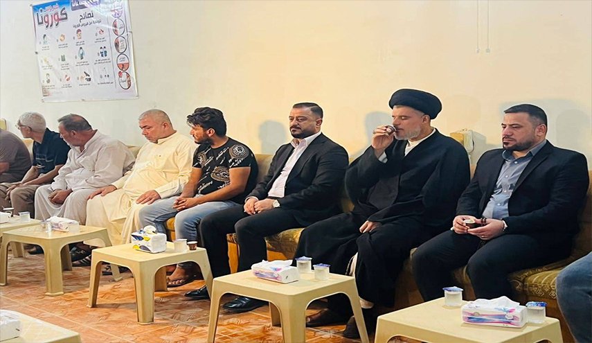شاهد.. وفد عصائب اهل الحق يحضر مجلس عزاء الشهيدة 'زينب الخزعلي'