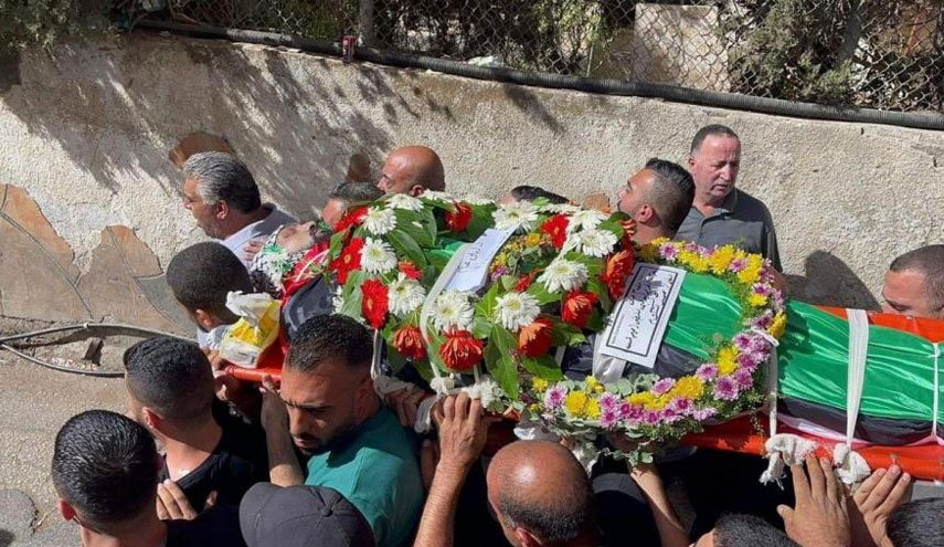 شاهد.. تشييع جثماني الشهيدين الطفل ريان والشاب أبو شحام