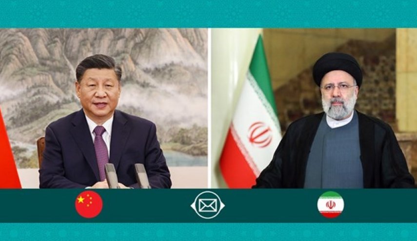 رئيسي: امام إيران والصين مجالات متاحة كثيرة لتنمية التعاون الشامل