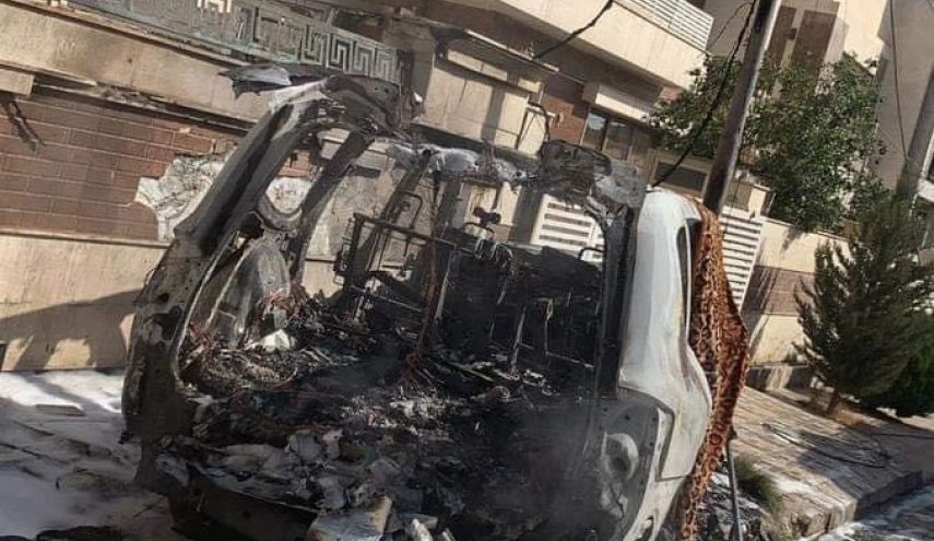 بالصور.. مكافحة إرهاب كردستان تكشف تفاصيل انفجار سيارة في أربيل
