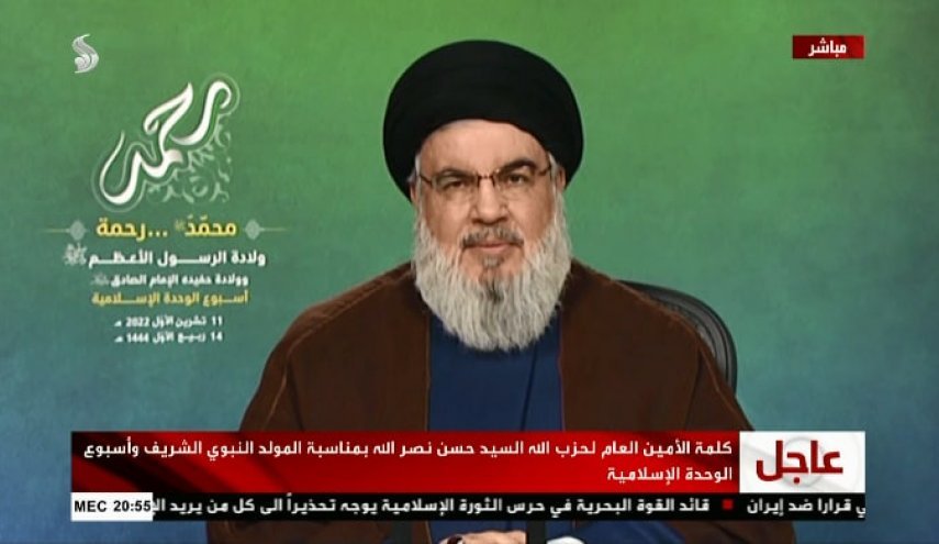 السيد نصر الله: الامام الخميني حوّل نقطة الخلاف حول ولادة الرسول (ص) الى نقطة اجتماع