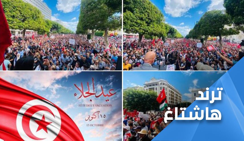 تونس تنتفض.. والتونسيون يهتفون: ’لا خوف لا رعب السلطة بيد الشعب’