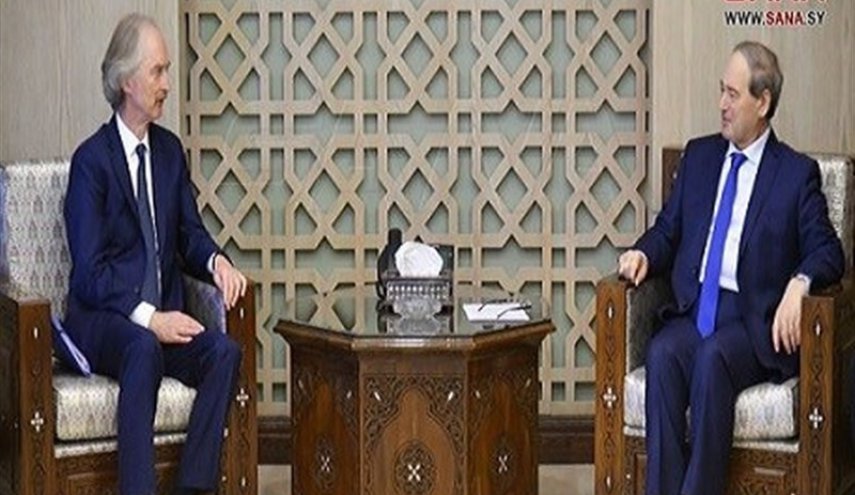 «گیر پدرسون» با فیصل مقداد دیدار کرد