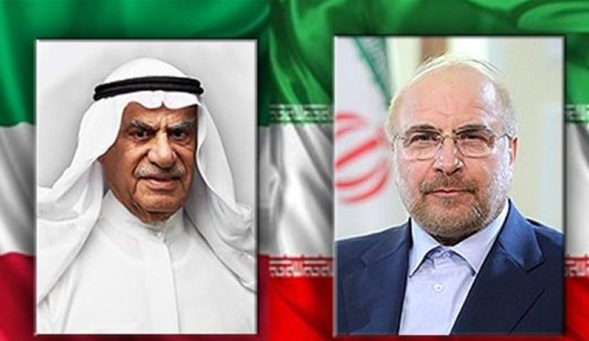 قاليباف يؤكد على تطوير العلاقات بين ايران والكويت في مختلف المجالات
