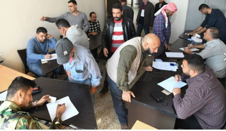 بدء تسوية أوضاع المطلوبين بمنطقة دوما السورية
