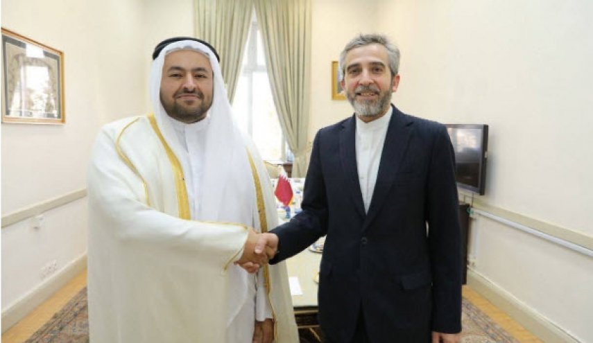 باقري والخليفي يبحثان تطورات المنطقة وتوسيع العلاقات
