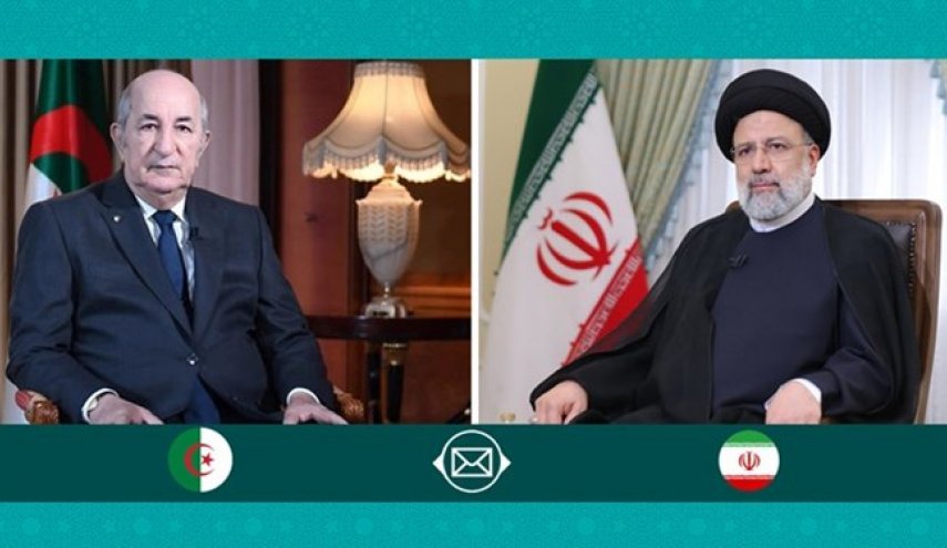 رئيسي: نتطلع لتعميق العلاقات الثنائية في جميع المجالات مع الجزائر