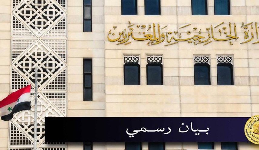 دمشق تدين البيان الفرنسي حول الأوضاع في شمال غرب سوريا