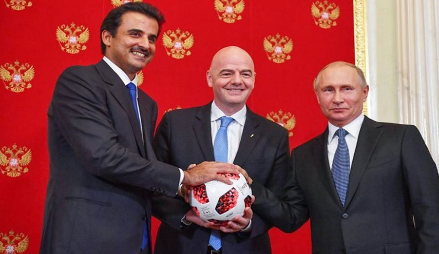 بوتين يهنئ أمير قطر بانطلاق بطولة كأس العالم 