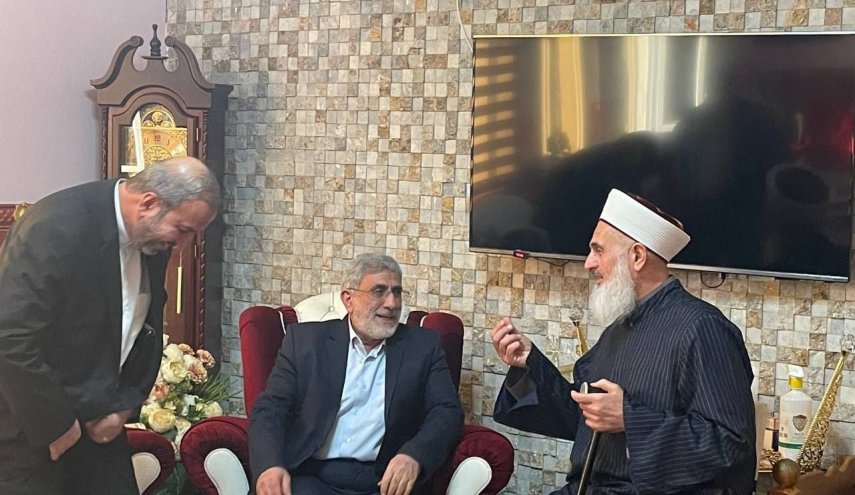 مفتي جمهورية العراق يستقبل قائد فيلق القدس إسماعيل قاآني