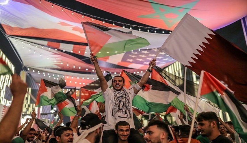 غضب إسرائيلي من الدعم والتضامن مع القضية الفلسطينية بمونديال قطر