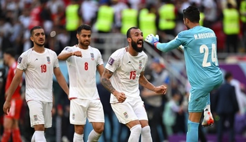 'روزبه جشمي' يفوز بجائزة افضل لاعب في مباراة ايران وويلز