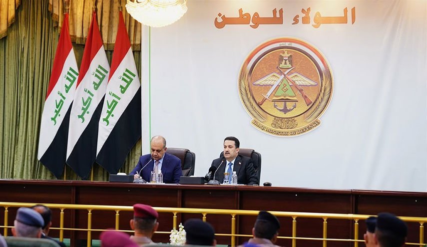 السوداني يزور وزارة الدفاع ويوجه بتوثيق الانتصارات على الارهاب