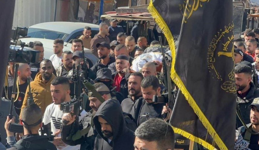 تشييع جثمان الشهيد 'نشرتي' وحماس تؤكد أن المقاومة خيار الشعب