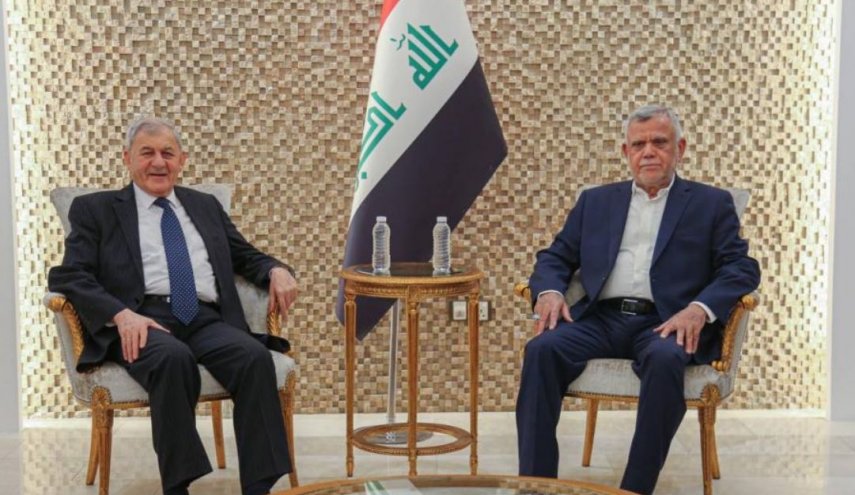 العامري ورشيد يؤكدان أهمية الأستمرار بدعم حكومة العراق ومطاردة بقايا الارهاب 