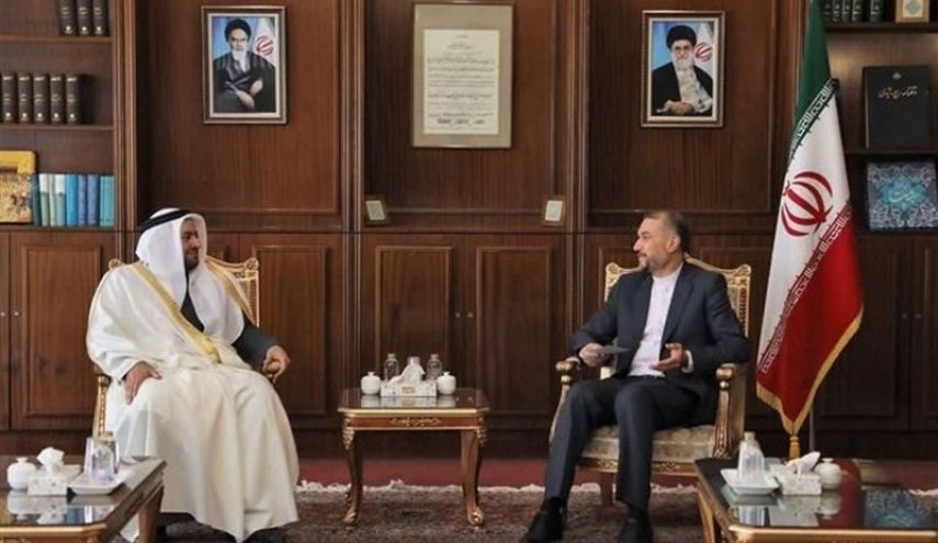 امير عبداللهيان يستقبل نائب وزير الخارجية القطري