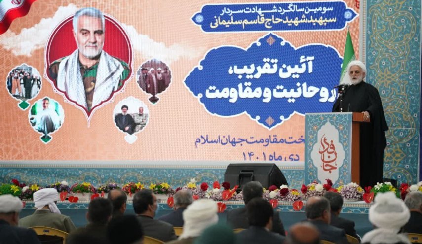  ايجئي: الشهيد سليماني خلق وحدة بين الشيعة والسنة في العديد من البلدان