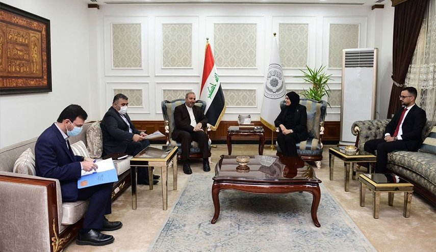 وزيرة مالية العراق تؤكد حرص الحكومة على دعم العلاقات مع إيران