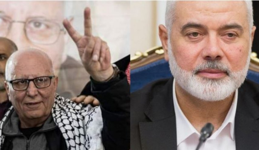 هنية يهنئ الأسير كريم يونس بالحرية من سجون الاحتلال