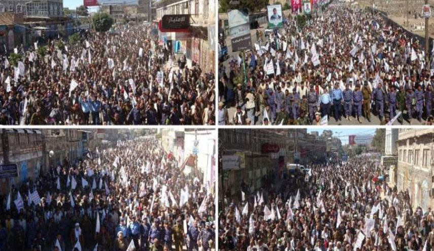 ذمار تشهد مسيرات حاشدة تحت شعار 'الحصار حرب'