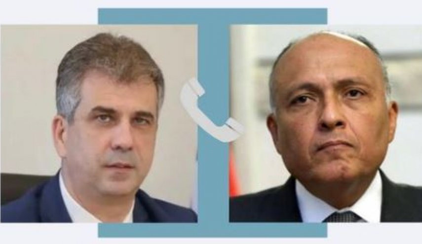 اتصال هاتفي بين وزير الخارجية المصري ومسؤول صهيوني 