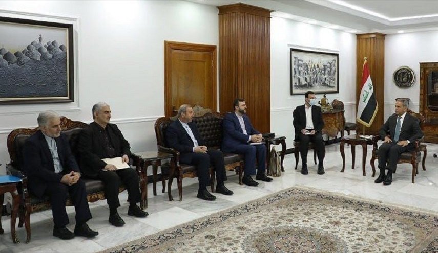 كاظم غريب آبادي وفائق زيدان يبحثان الشؤون القضائية المشتركة