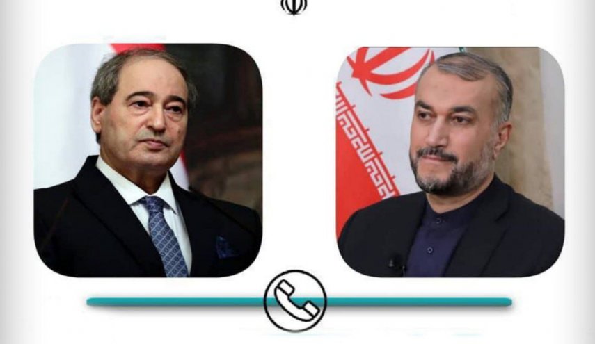 المقداد يؤكد على تضامن الشعبين السوري والايراني في المسرات والاحزان