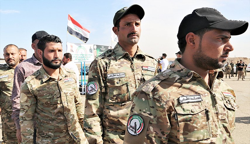 ارتال الحشد الشعبي تواصل دخولها المنافذ الحدودية مع سوريا