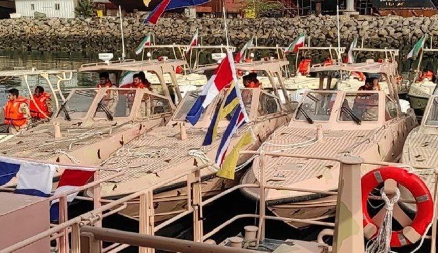 انضمام 70 قطعة بحرية لخفر السواحل في محافظة هرمزكان جنوب ايران
