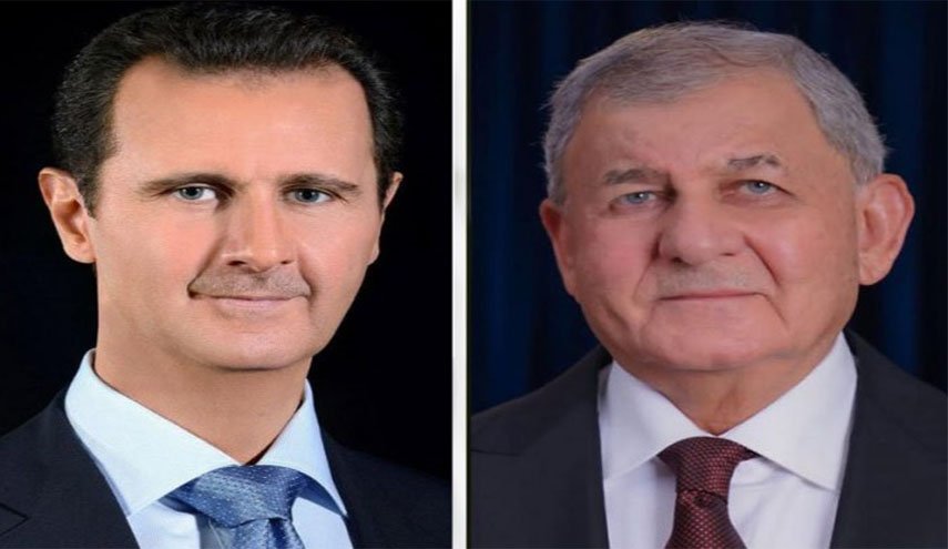 الرئيس العراقي يعزي نظيره السوري بضحايا الزلزال 