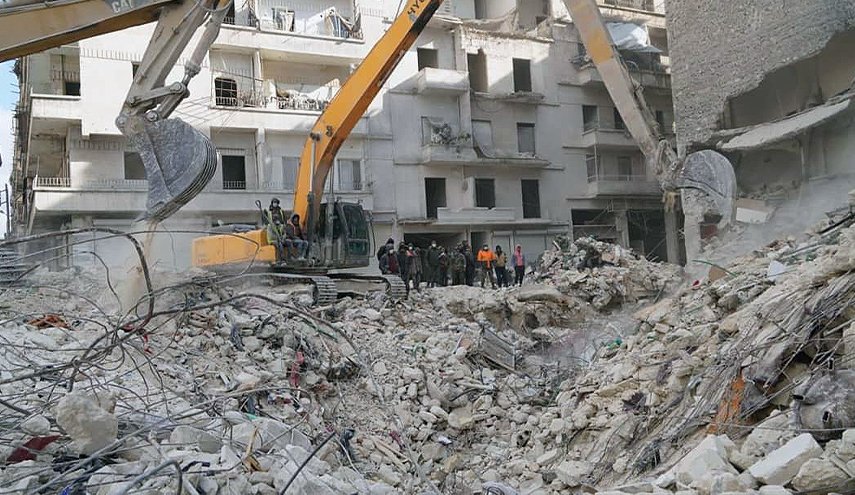 هزة جديدة في اللاذقية، وحلب تنتهي من رفع الانقاض في 52 مبنى