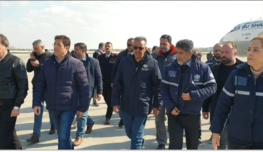وصول مدير منظمة الصحة العالمية إلى مدينة حلب السورية
