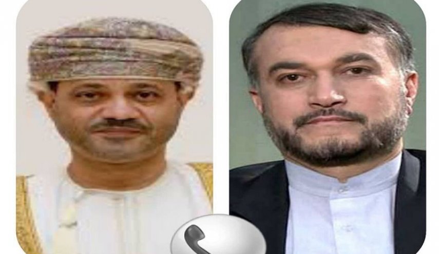 وزيرا خارجية ايران وعمان يبحثان هاتفيا بشان احدث اوضاع مفاوضات رفع الحظر