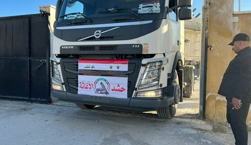 الحشد الشعبي يسلم دائرة صحة حلب نحو 30 طنا من المواد الطبية