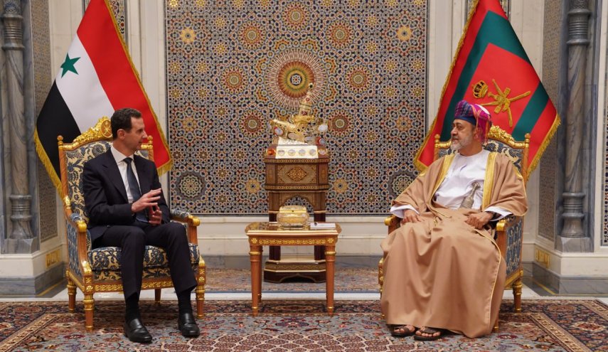 الرئيس السوری یلتقى السلطان هيثم بن طارق في عمان..وهذا ما جرى بينهما
