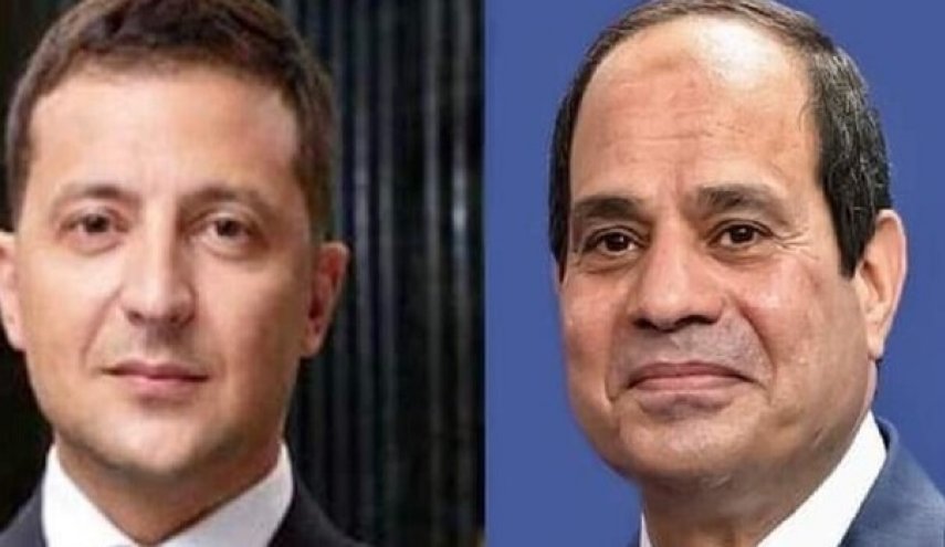 السيسي يتلقى اتصالا هاتفيا من زيلينسكي