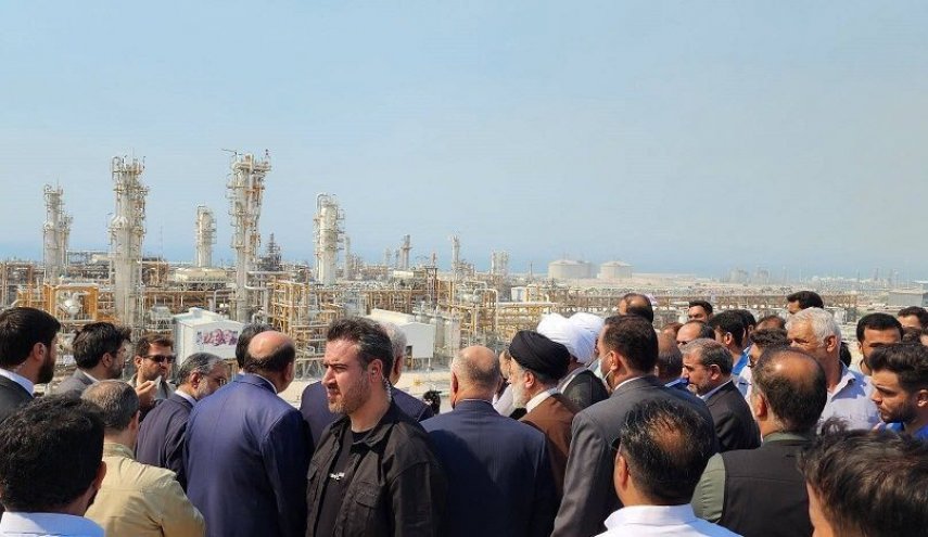 رئيس الجمهورية يفتتح المرحلة 14 من حقل بارس الجنوبي في عسلوية